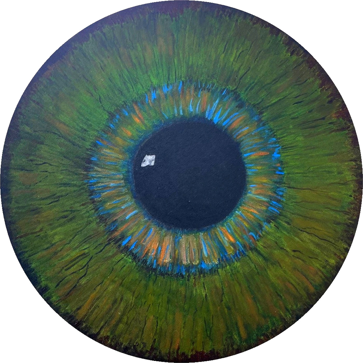 Iris III — Green (Aquarelle) — view 1 of 3