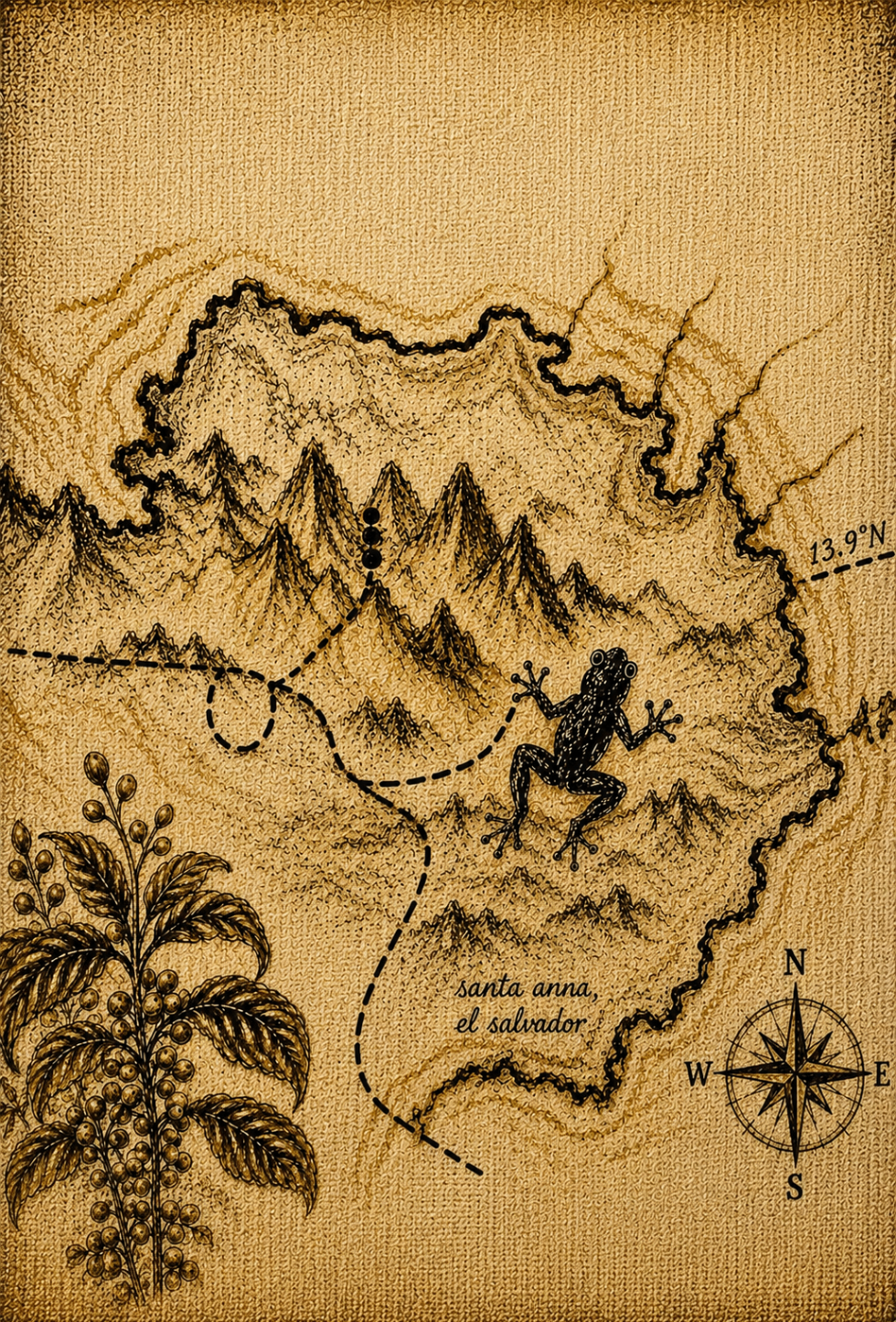 Santa Ana, Charted — cover painting for Nomen Nescio