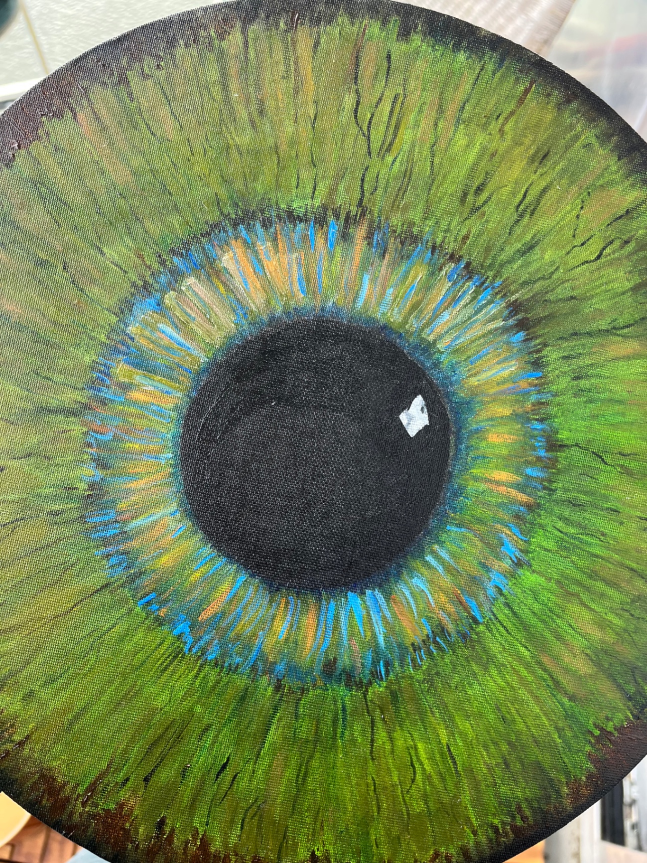 Iris III — Green (Aquarelle) view 2