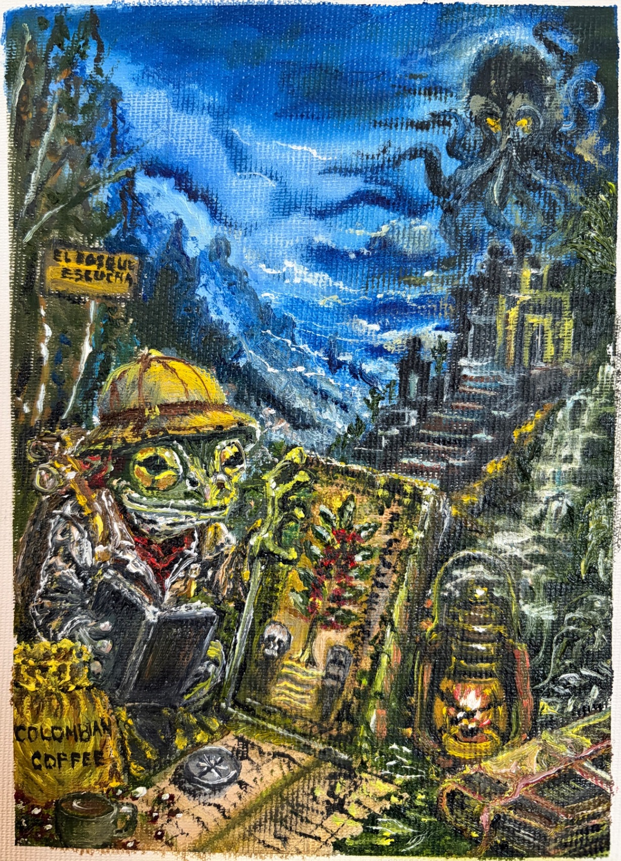 El Dorado Expedition — cover painting for Colombia Release 08